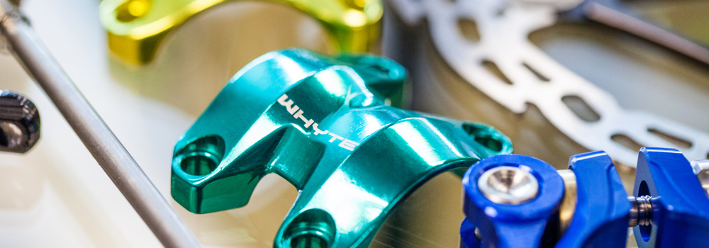 Bling your bike with our anodised component selection